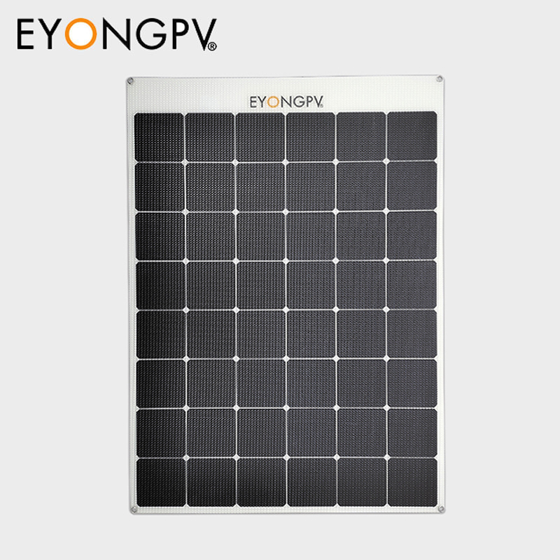 170W Sunpower Maxeon Mono Flexible Bendable Solar Panel for Roof Yacht RV Bus Van