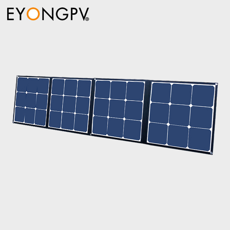 200W 20V A4Folds Sunpower Mono Foldable Folding Portable ETFE Solar Panel Kit