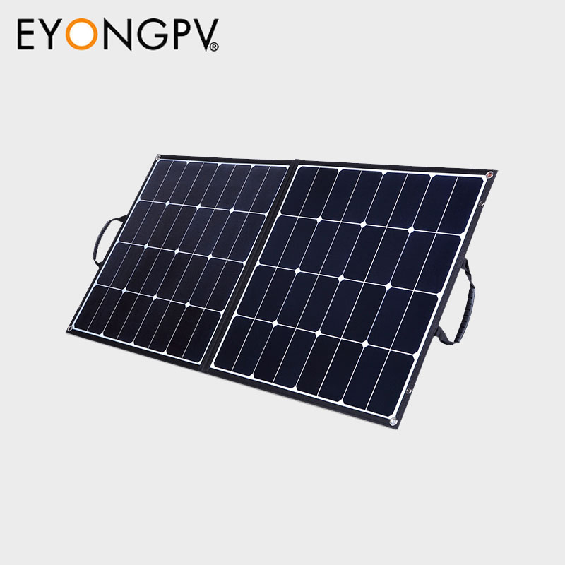 100W 2Folds Sunpower Mono Foldable Folding Portable ETFE Solar Panel Kit
