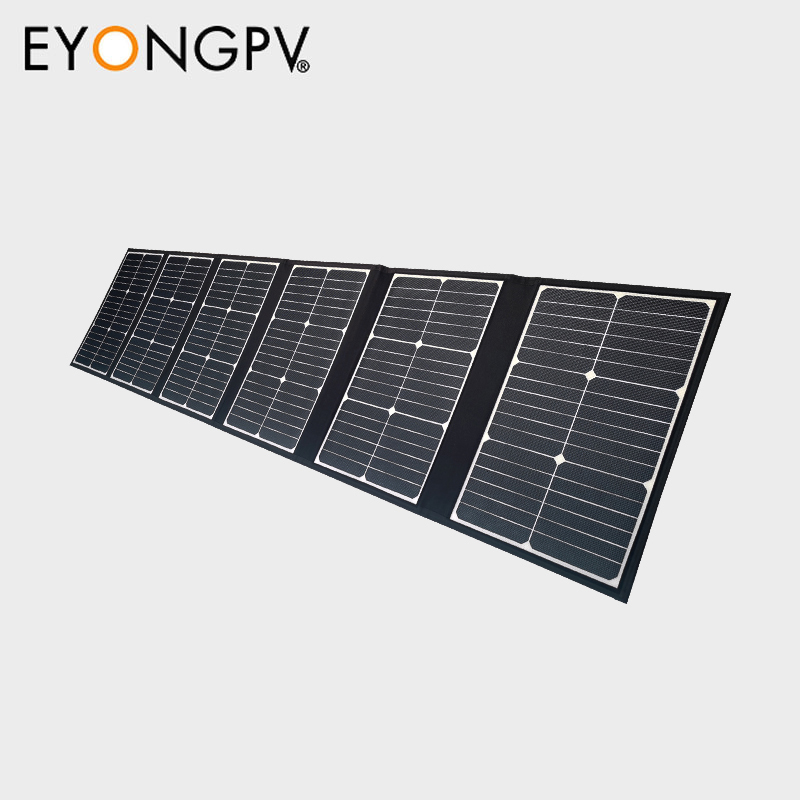 120W 6Folds Sunpower Mono Foldable Folding Portable ETFE Solar Panel Kit
