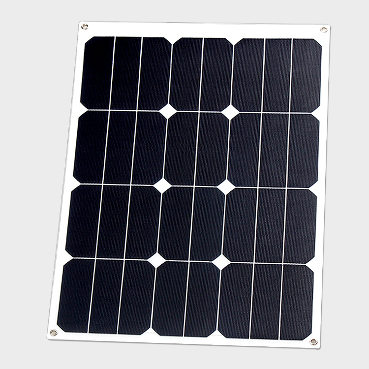 35W Flexible Bendable Solar Panel for Roof Marine RV Cabin Van Car